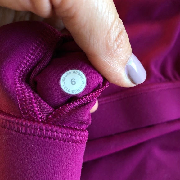 LULULEMON Women’s Magenta Purple Strappy Nulu Tank Top Sz 6 - Picture 11 of 13